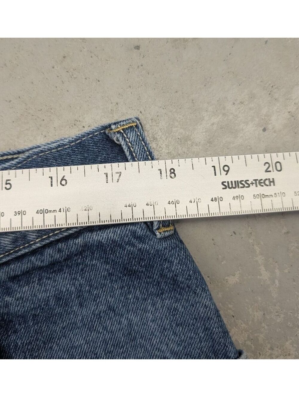 Vintage Y2K Shady Limited Baggy Blue Denim Jeans - Picture 8 of 8